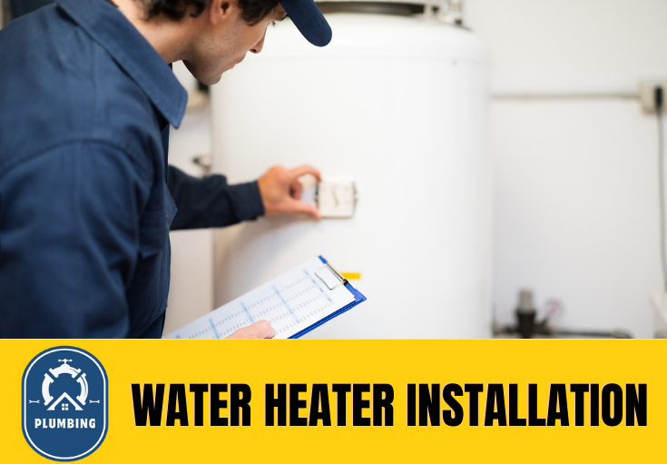 water heater installation Sidcup